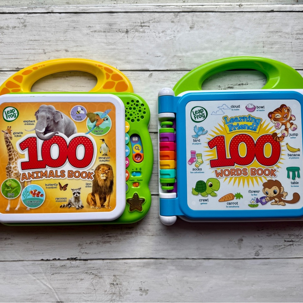 Leap Frog Interactive Book Toys - 100 Animals and 100 Words LeapFrog